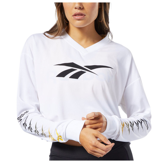 Reebok Γυναικεία μακρυμάνικη μπλούζα crop top